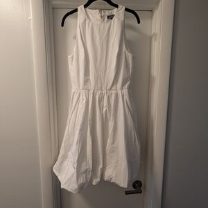 J. Crew White Bubble Dress